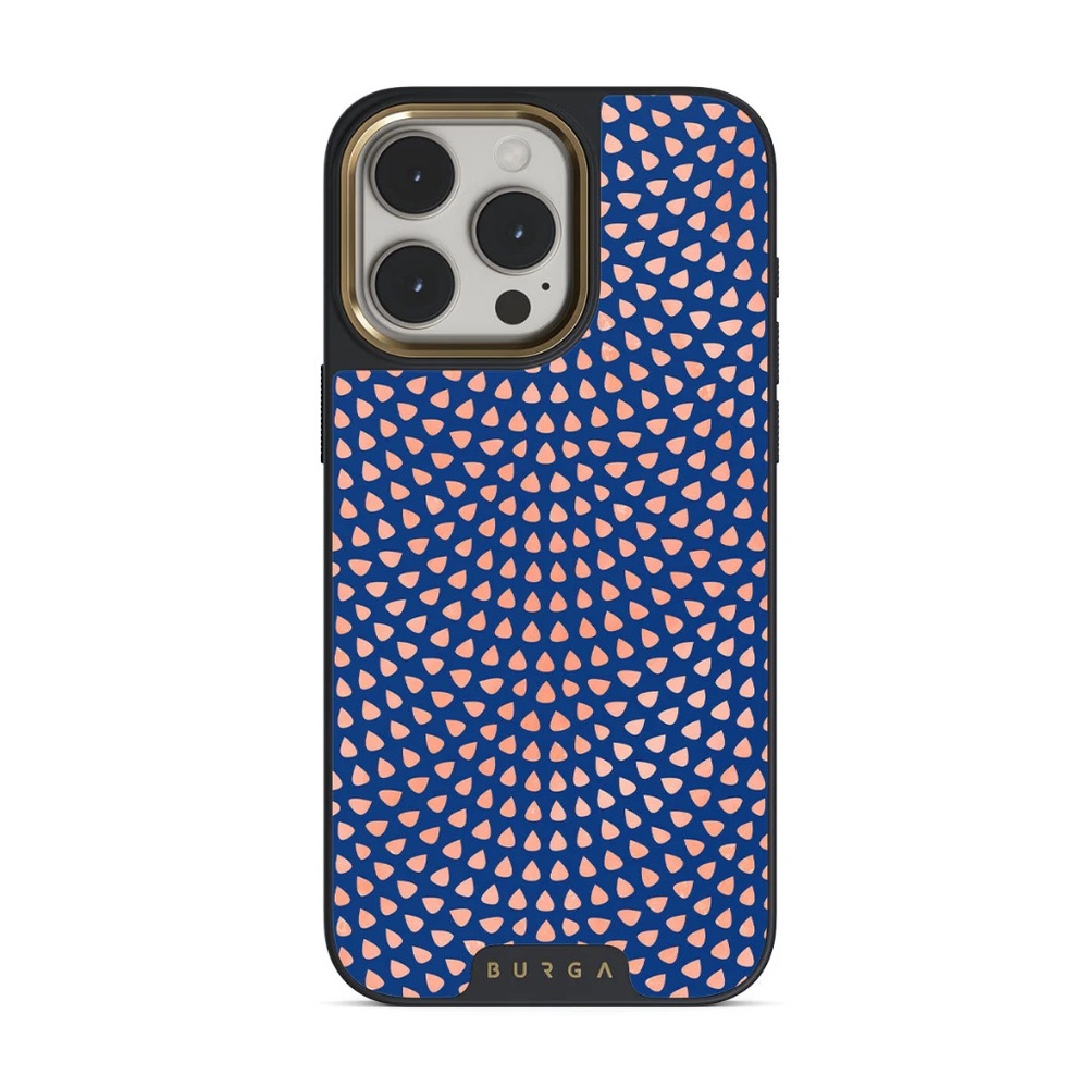 Burga Elite iPhone15 Pro Case, Azure Waters